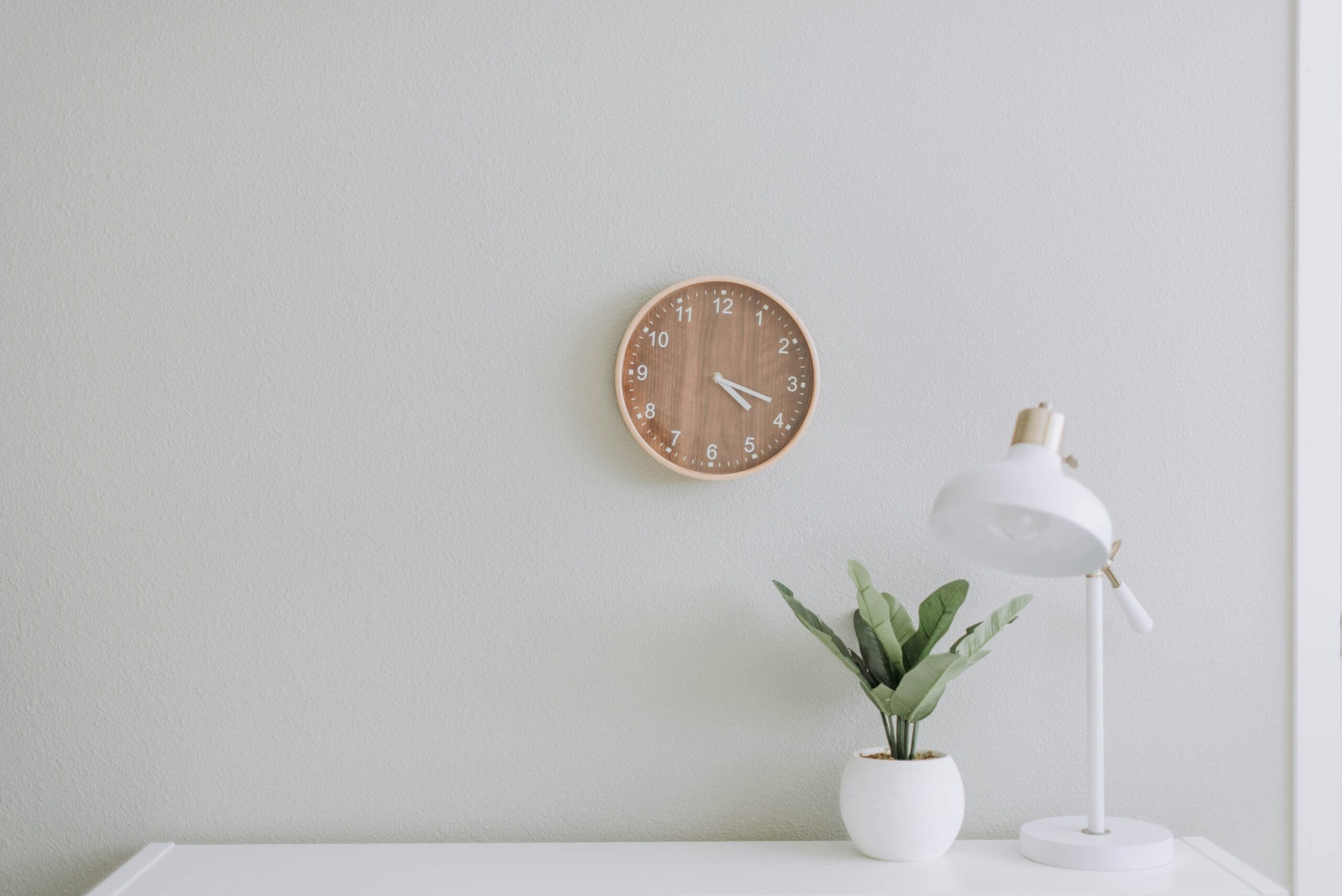 setting boundaries, clock on wall